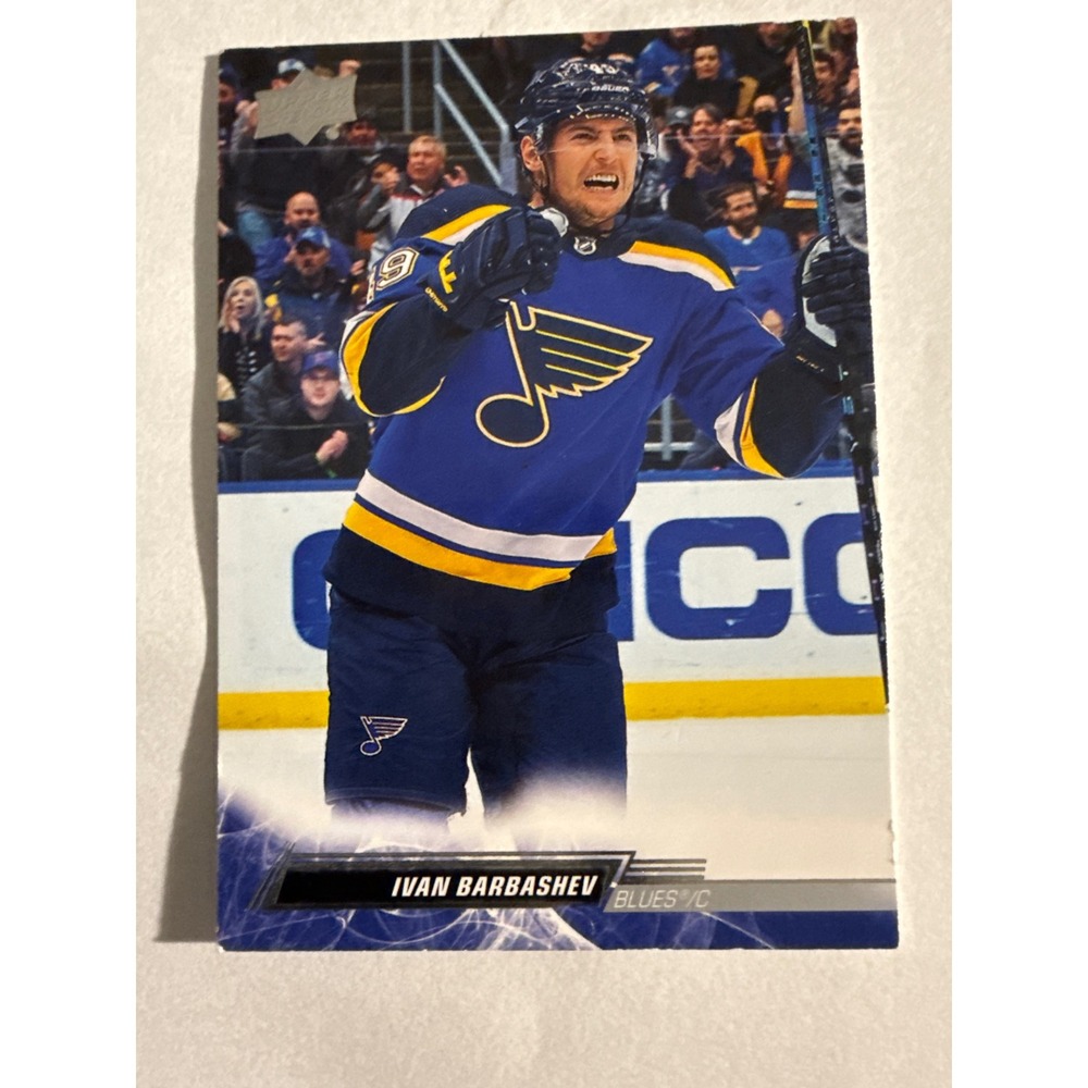 2022-23 Upper Deck Series 1 Ivan Barbashev #155 St Louis Blues Hockey Card